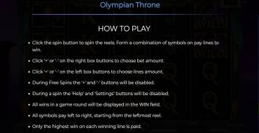 Olympian Throne: Rules