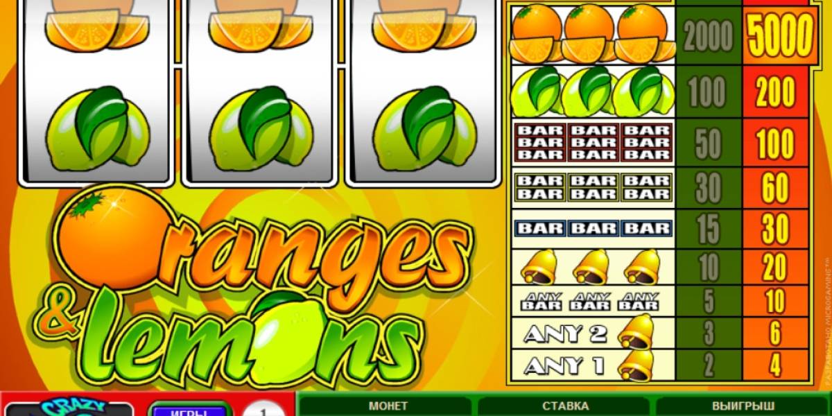 Oranges and Lemons slot