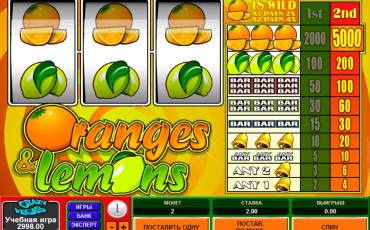 Oranges and Lemons slot