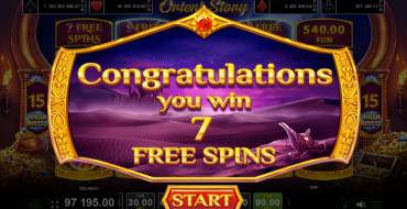 Orient Story: Free spins and/or respins