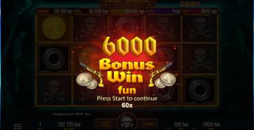 Pirate JackPots: Winnings