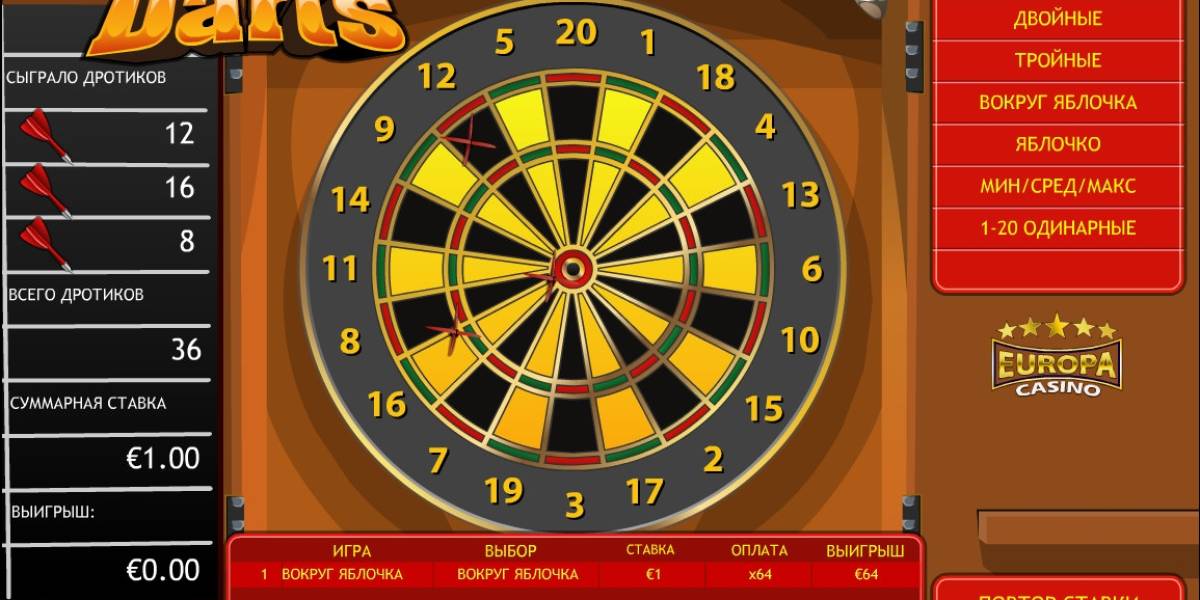 Progressive Jackpot Darts