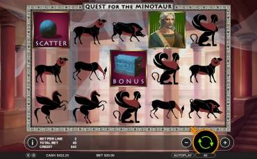 Quest for the Minotaur slot