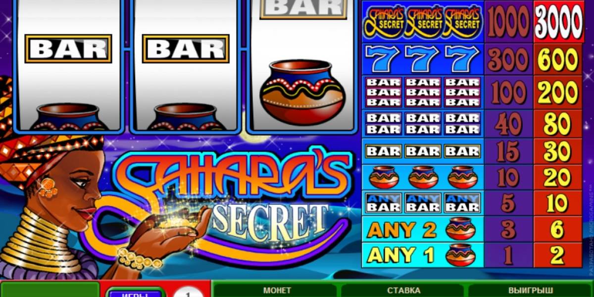 Sahara’s Secret slot