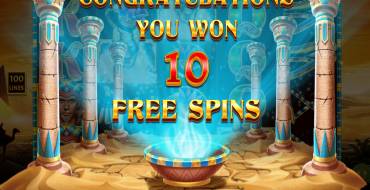 Secrets of Cairo: Free spins and/or respins