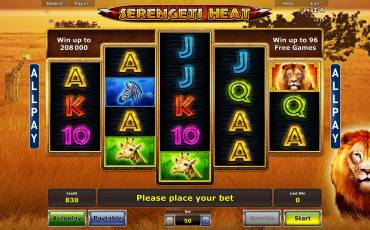 Serengeti Heat slot