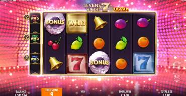 Sevens High Ultra: Free spins and/or respins