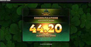 Shamrock Saints: Winnings