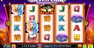 Silver Lion Feature Ball: Slot machine