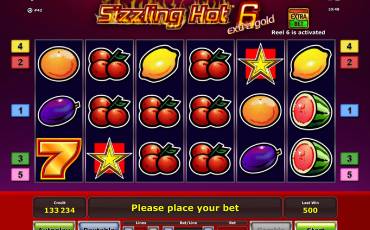 Sizzling Hot 6 Extra Gold slot