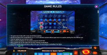 Space Spins: Rules