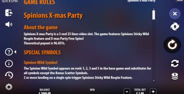 Spinions X-MAS Party: Rules