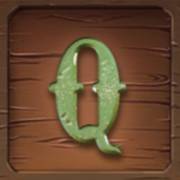 Q symbol in Sticky Bandits Most Wanted slot