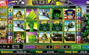 The Incredible Hulk slot