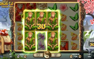 The Legend of Shangri La: Cluster Pays slot