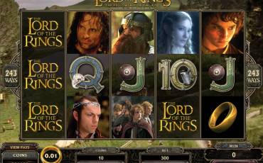 The Lord of the Rings slot