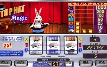 Top Hat Magic slot