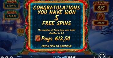 Treat Yo' Elf: Free spins