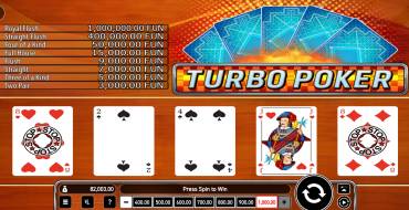 Turbo Poker: Slot machine