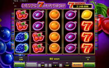 Ultra Sevens slot