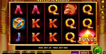 Wild Anubis: Slot machine