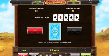 Wild Bounty: Gamble Feature