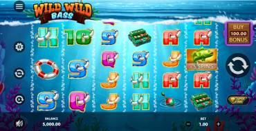 Wild Wild Bass: Slot machine