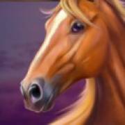 Brown horse symbol in Wild Wild Horses slot