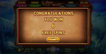 Wolf Hunt — Dice: Free spins