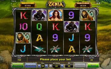 Zenia: Queen of War slot