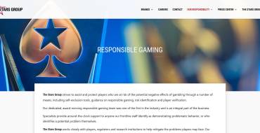 Amaya: The Stars Group responsible gambling