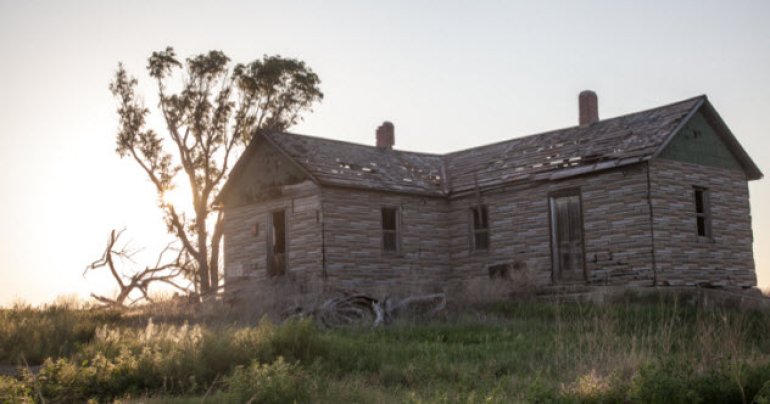 abandoned house