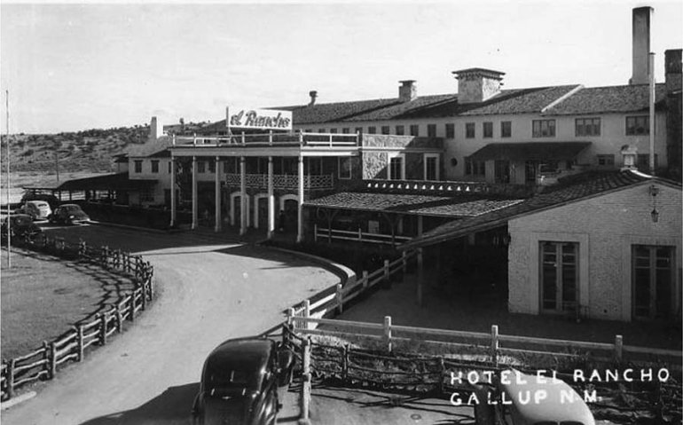 The first buildings in Las Vegas.